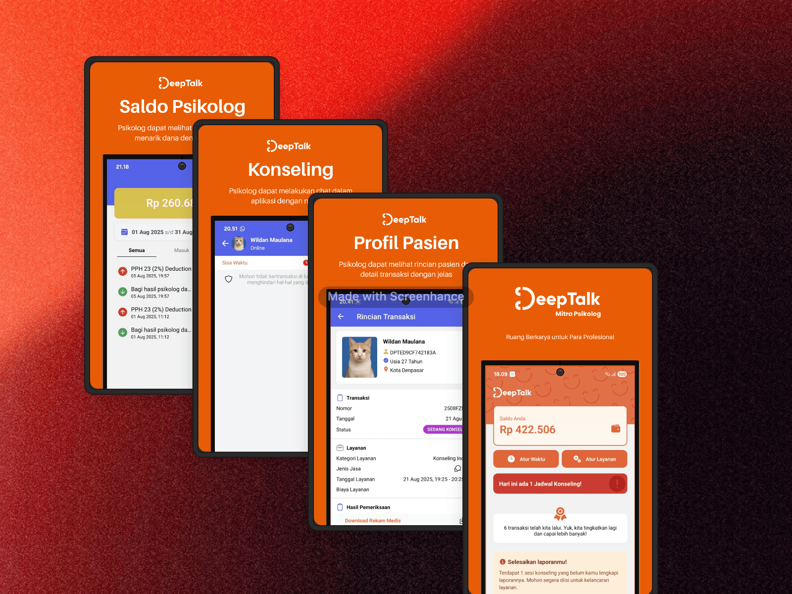 Deeptalk – Mental Health Counseling App